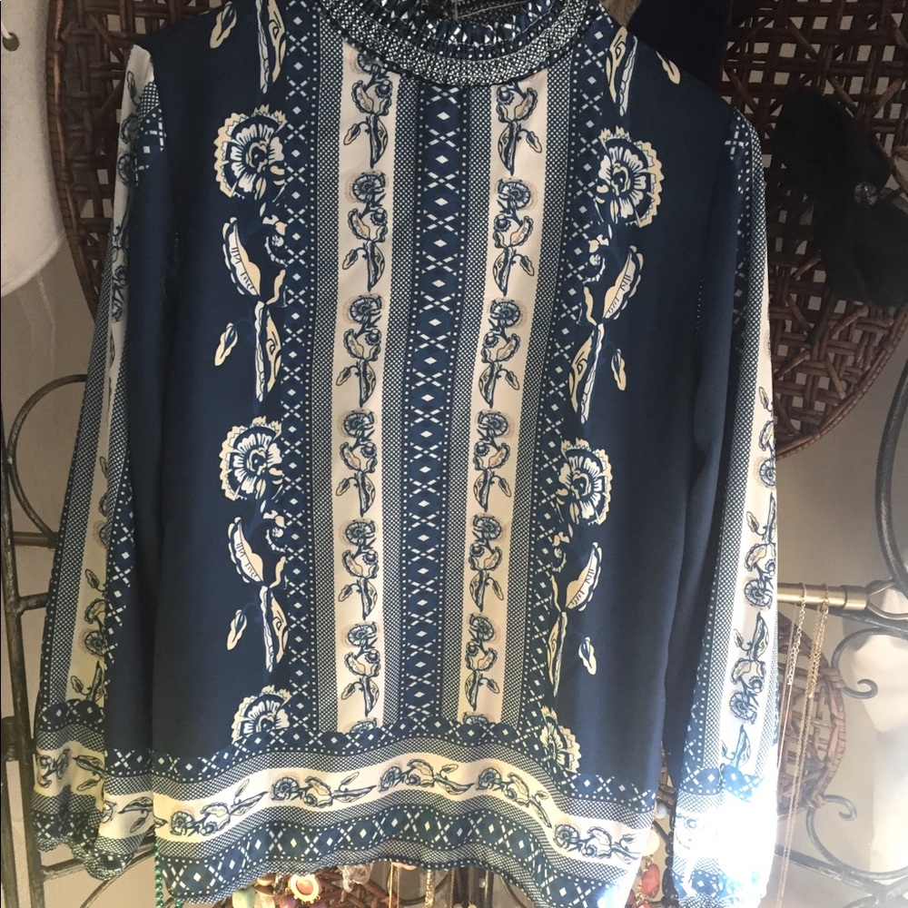 Thin, bohemian style woman’s blouse